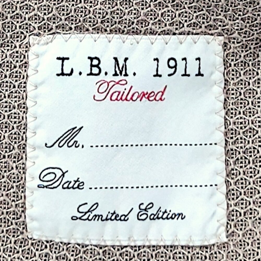 L.B.M. 1911 vintage made in Italy honeycomb textured blazer mens L/XL - Picture 5 of 13